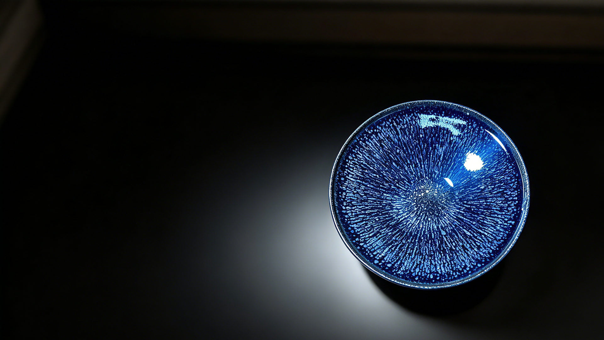 Classic Jianzhan teacup close-up